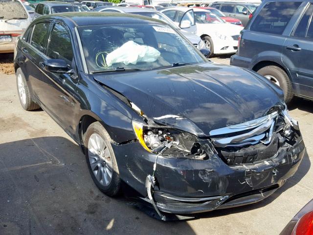 1C3CCBAB5DN561596 - 2013 CHRYSLER 200 LX BLACK photo 1