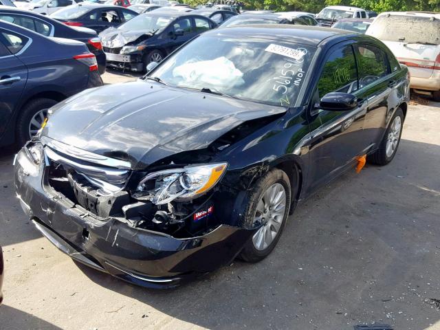 1C3CCBAB5DN561596 - 2013 CHRYSLER 200 LX BLACK photo 2