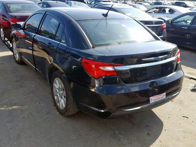 1C3CCBAB5DN561596 - 2013 CHRYSLER 200 LX BLACK photo 3