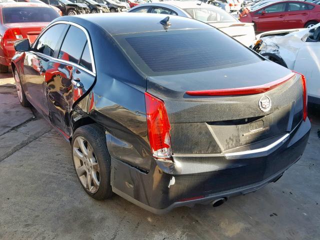 1G6AA5RX4E0100739 - 2014 CADILLAC ATS BLACK photo 3