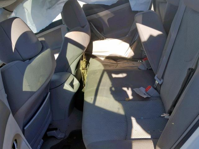 4T1BE46K59U868121 - 2009 TOYOTA CAMRY BASE WHITE photo 6