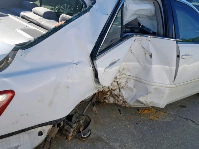 4T1BE46K59U868121 - 2009 TOYOTA CAMRY BASE WHITE photo 9