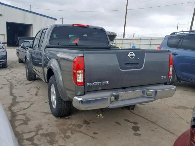 1N6AD09U57C403167 - 2007 NISSAN FRONTIER C GRAY photo 3