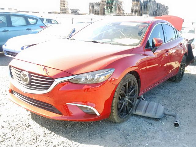 JM1GJ1W50G1444424 - 2016 MAZDA 6 GRAND TO RED photo 2