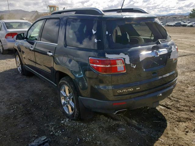 5GZEV33797J158499 - 2007 SATURN OUTLOOK SP შავი ფოტო 3