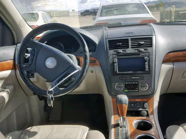 5GZEV33797J158499 - 2007 SATURN OUTLOOK SP შავი ფოტო 9