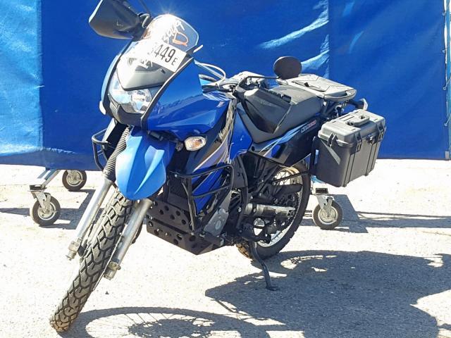 JKAKLEE119DA18038 - 2009 KAWASAKI KL650 E BLUE photo 2