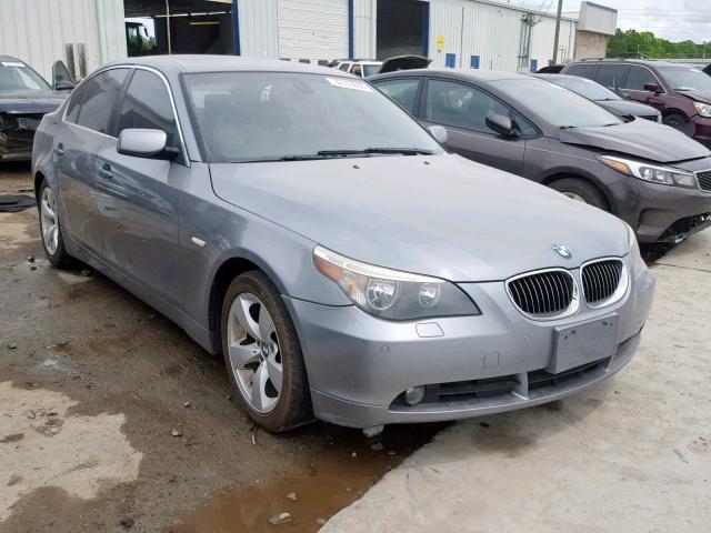 WBANE53587CY04161 - 2007 BMW 525 I GRAY photo 1