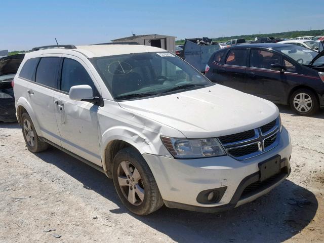 3D4PG1FG8BT549037 - 2011 DODGE JOURNEY MA WHITE photo 1