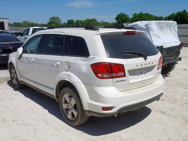 3D4PG1FG8BT549037 - 2011 DODGE JOURNEY MA WHITE photo 3