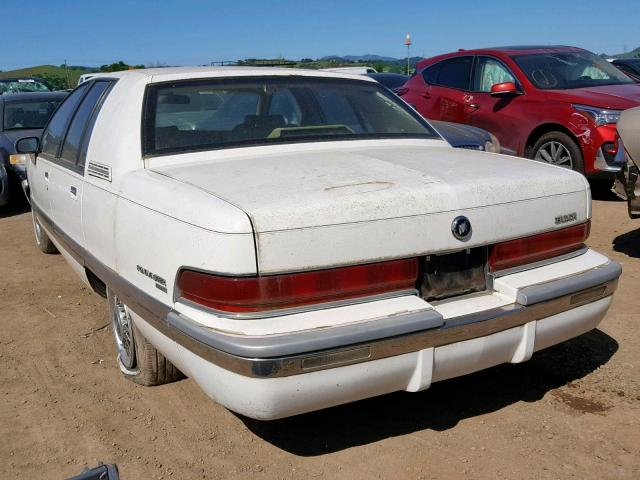 1G4BT5378NR423705 - 1992 BUICK ROADMASTER WHITE photo 3