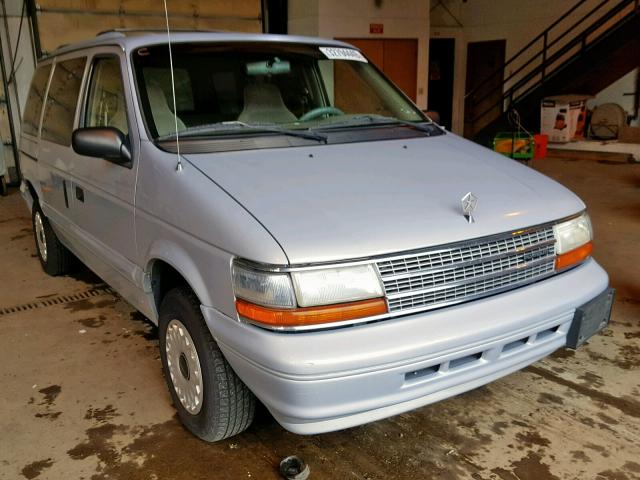 2P4GH2533SR368263 - 1995 PLYMOUTH VOYAGER BLUE photo 1