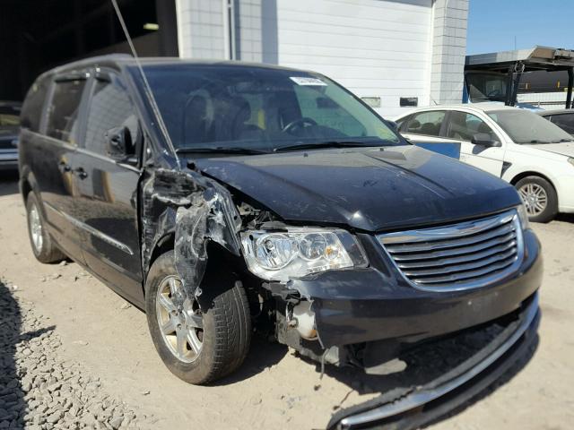 2C4RC1BG6CR350645 - 2012 CHRYSLER TOWN & COU BLACK photo 1