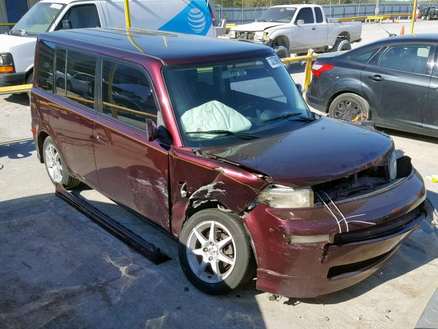 JTLKT324350211836 - 2005 TOYOTA SCION XB PURPLE photo 1