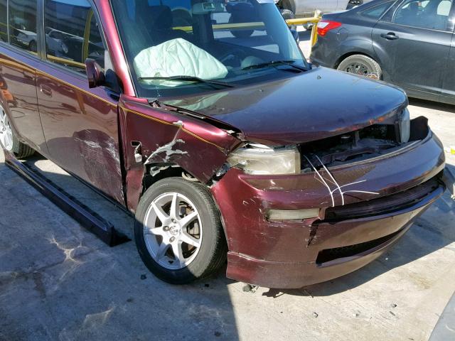 JTLKT324350211836 - 2005 TOYOTA SCION XB PURPLE photo 9