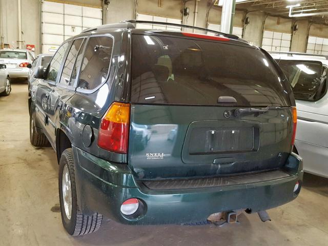 1GKDT13S732215819 - 2003 GMC ENVOY GREEN photo 3