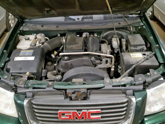 1GKDT13S732215819 - 2003 GMC ENVOY GREEN photo 7