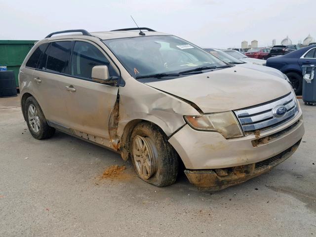 2FMDK38CX7BA80634 - 2007 FORD EDGE SEL GOLD photo 1