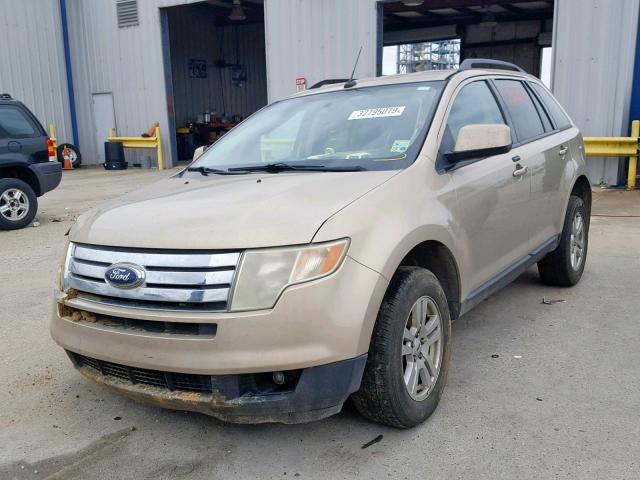 2FMDK38CX7BA80634 - 2007 FORD EDGE SEL GOLD photo 2