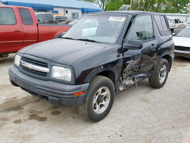 2CNBJ78C536916175 - 2003 CHEVROLET TRACKER ZR BLACK photo 2