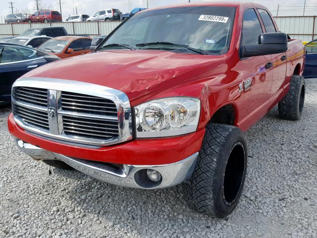 3D7ML38L59G542041 - 2009 DODGE RAM 3500 RED photo 2