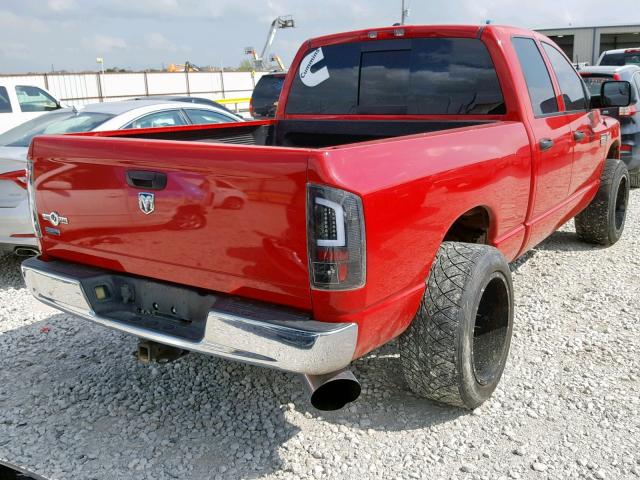 3D7ML38L59G542041 - 2009 DODGE RAM 3500 RED photo 4