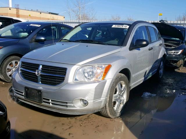 1B3HB48B17D509786 - 2007 DODGE CALIBER SX SILVER photo 2