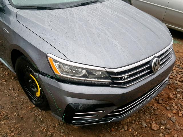 1VWAA7A32JC018886 - 2018 VOLKSWAGEN PASSAT S GRAY photo 9