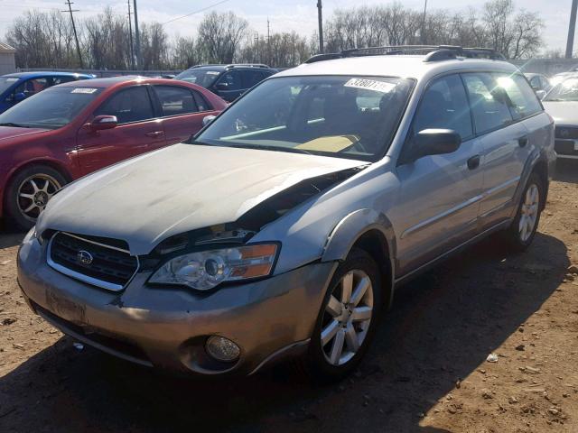 4S4BP61C667323982 - 2006 SUBARU LEGACY OUT SILVER photo 2