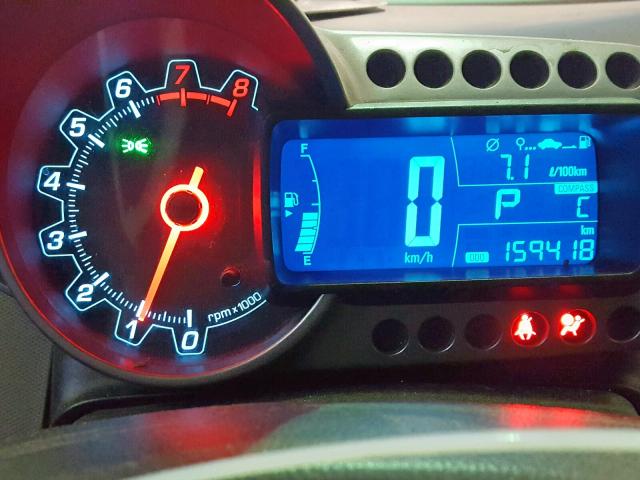 1G1JA5EH9E4123558 - 2014 CHEVROLET SONIC LS RED photo 8