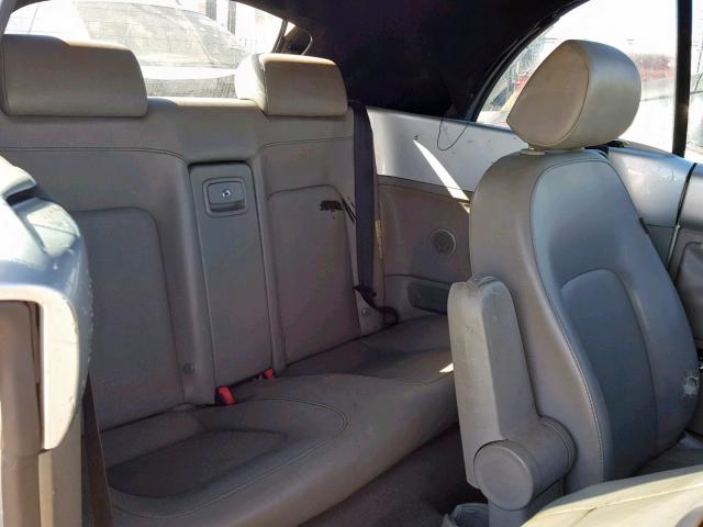 3VWPF31Y16M307750 - 2006 VOLKSWAGEN NEW BEETLE ვერცხლისფერი ფოტო 6