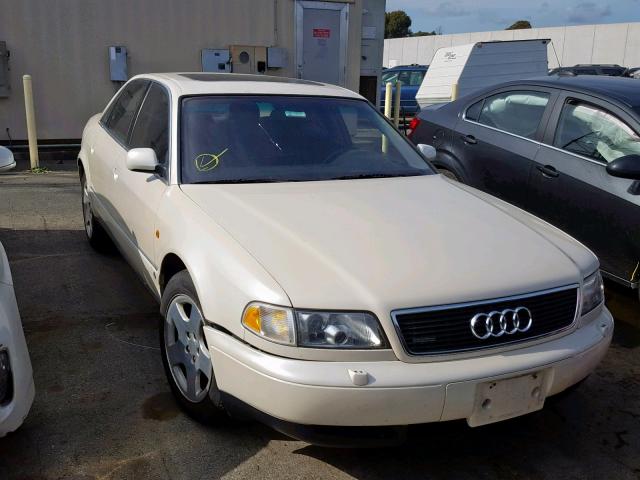 WAUBG84D6VN013844 - 1997 AUDI A8 QUATTRO WHITE photo 1