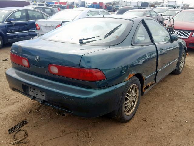 JH4DC445XXS005614 - 1999 ACURA INTEGRA LS GREEN photo 4