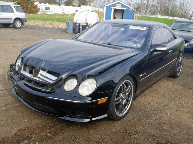 WDBPJ79J45A045135 - 2005 MERCEDES-BENZ CL 65 AMG BLACK photo 2