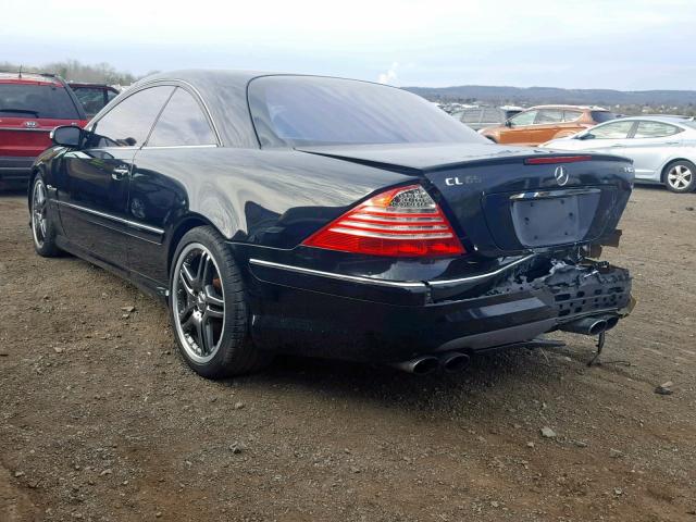 WDBPJ79J45A045135 - 2005 MERCEDES-BENZ CL 65 AMG BLACK photo 3