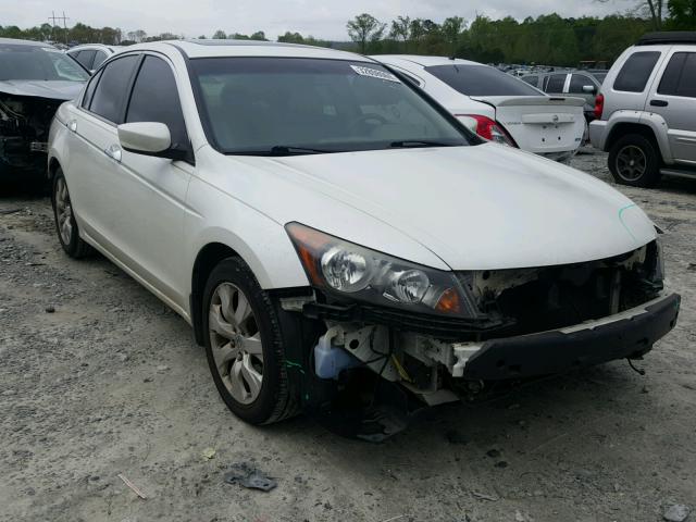 1HGCP36848A010111 - 2008 HONDA ACCORD EXL WHITE photo 1