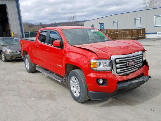 1GTG6CE34G1162235 - 2016 GMC CANYON SLE RED photo 1