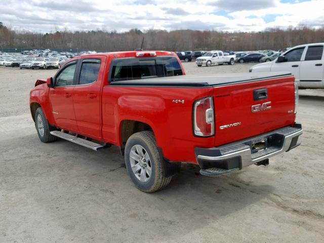 1GTG6CE34G1162235 - 2016 GMC CANYON SLE RED photo 3