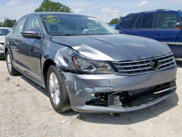 1VWAT7A31HC008225 - 2017 VOLKSWAGEN PASSAT S GRAY photo 1