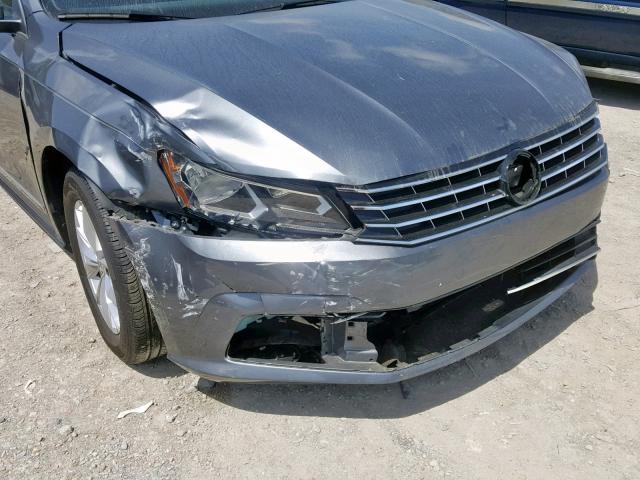 1VWAT7A31HC008225 - 2017 VOLKSWAGEN PASSAT S GRAY photo 9