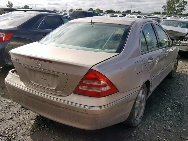 WDBRF61J92F160893 - 2002 MERCEDES-BENZ C 240 GOLD photo 4