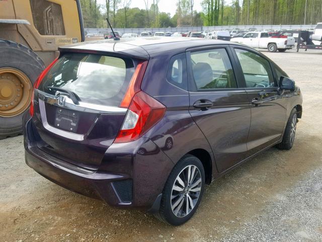 JHMGK5H75GX035771 - 2016 HONDA FIT EX BLACK photo 4