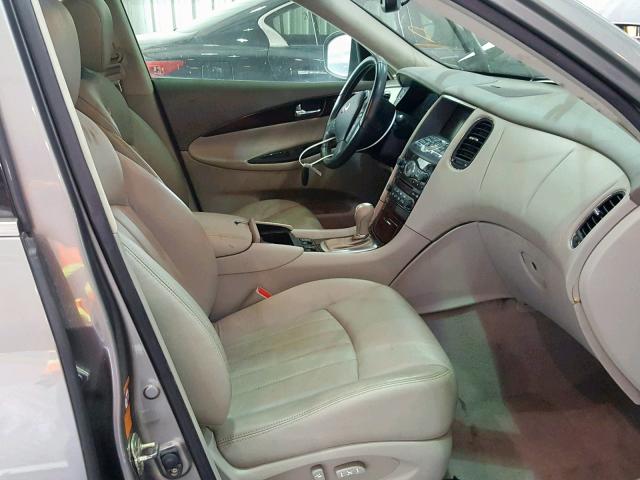 JNKAJ09E59M900641 - 2009 INFINITI EX35 BASE GRAY photo 5