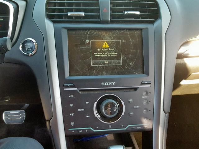 3FA6P0RU8ER326833 - 2014 FORD FUSION TIT BLACK photo 9