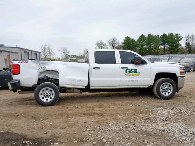 1GC4KYCG3JF204387 - 2018 CHEVROLET SILVERADO WHITE photo 9