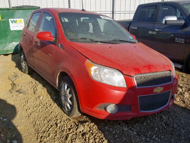 3G1TC6DG9BL107741 - 2011 CHEVROLET AVEO LT RED photo 1