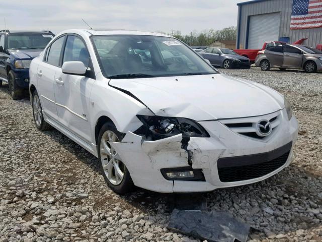 JM1BK323281127561 - 2008 MAZDA 3 S WHITE photo 1