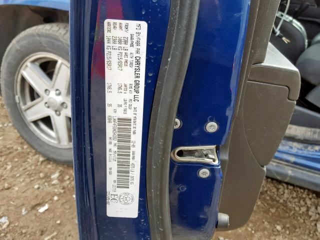 1J4NF4FB3AD543352 - 2010 JEEP COMPASS SP 蓝色 照片 10