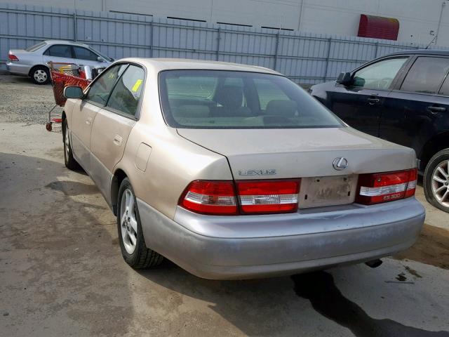 JT8BF28G210303169 - 2001 LEXUS ES 300 TAN photo 3