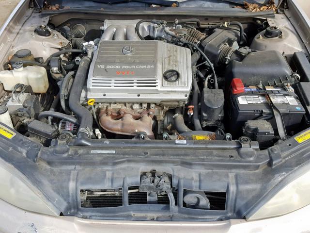 JT8BF28G210303169 - 2001 LEXUS ES 300 TAN photo 7